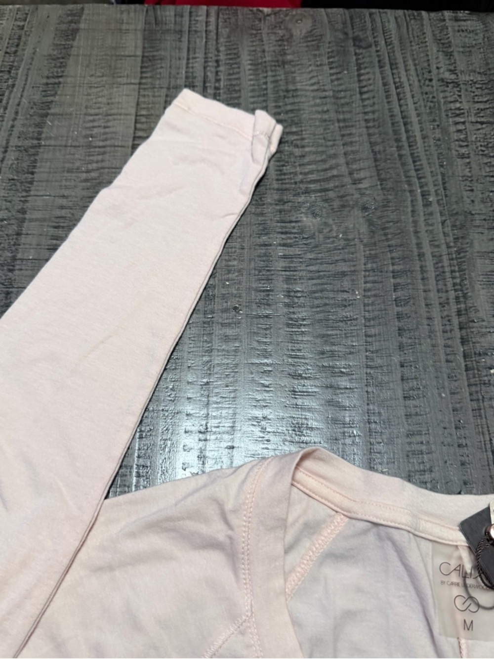 New CALIA by Carrie Underwood Light Pink to Magenta Ombre Long Sleeve Top - Picture 4 of 9